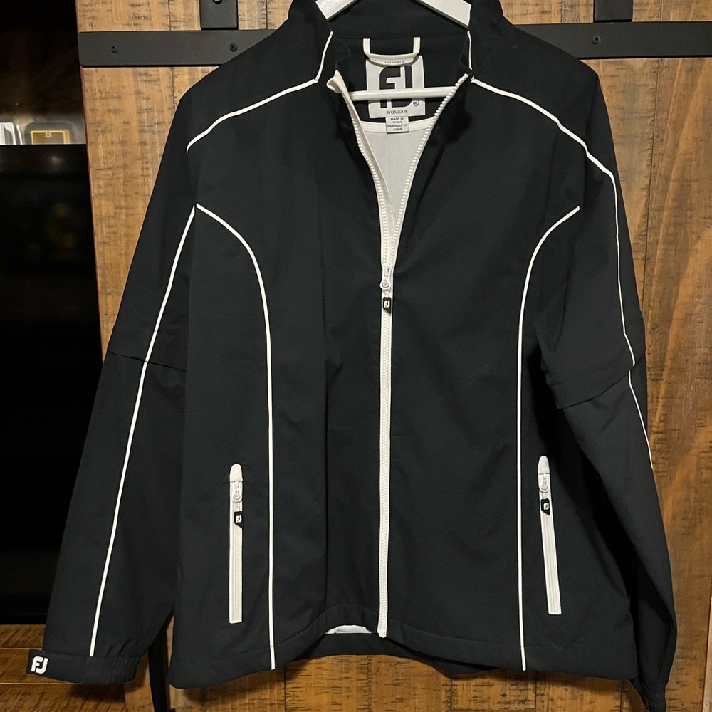 FootJoy Black and White Women's Golf Jacket